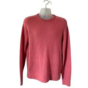 Todd Snyder Kid Mohair Sweater Mens Large Red Merino Wool Crewneck Pullover